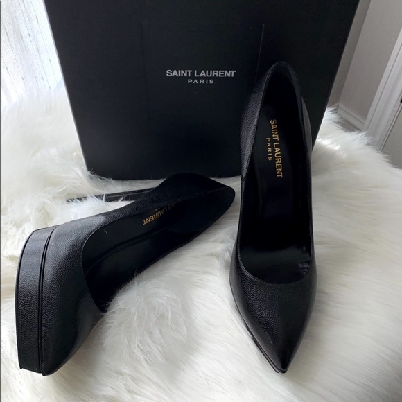 Saint Laurent Janis Pump in Black size 39.5 - Picture 3 of 6